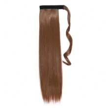 Straight Ponytail Extensions Synthetic Hair Wrap Around Ponytail Extension Heat-Resistant Wig For Women Synthetic Pony Tails Hairpieces Daily