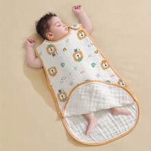 1件超柔软舒适婴儿睡袋，夏季平纹细布无袖透气睡袋，儿童防踢被，适合夏季空调房。是宝宝洗礼、情人节的完美礼物。