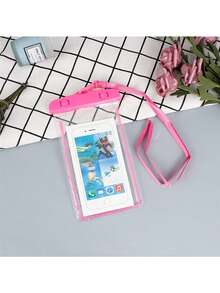 1个超大防水袋 - 让您的手机在水下保持干燥和保护！非常适合水下活动、海滩、游泳、冲浪和漂流。可用作旅行收纳袋、化妆包、化妆包、度假收纳包、大容量化妆品收纳盒、化妆盒，可容纳口红、刷子、护肤品、手机、硬币、小物件，适合居家、送礼、度假和节日万圣节圣诞节等多功能用途，波西米亚风情