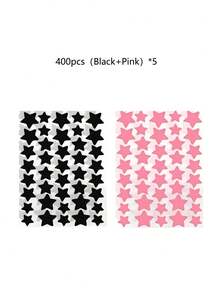 1400/1120/560/280 Pcs Star Stickers, Halloween And Christmas Decorative Stickers, Colorful Pentagram Stickers, Suitable For Party, Holiday Photo Decoration, Face Decoration (1 Sheet Per Color), For Decoration Only (Not For Makeup), Cosmetics, Inexpensive, Room Decoration, Vanity, Travel, Bedroom, Makeup Accessories, Inexpensive, Christmas Gift, Cosmetics, Makeup Tools, Cheap Goods, Gifts, Women's Gifts, Christmas Gifts - Multicolor - View 72