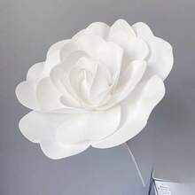 Flor artificial rosa de PE, flor de espuma, gran flor falsa, cabeza de flor europea para decoración de bodas, pared, ventana y fondo - Multicolor - Ver 11