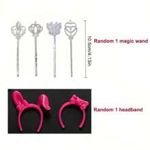 43pcs/Set 30cm Fashion Doll Clothes And Accessories Set, Includes Romper, Skirt, Earrings, Crown, Necklace, Jewelry Toy