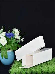12pcs Multi-Functional Elegant Kraft Paper Gift Box, Suitable For Gift Packaging Of Cosmetics And Perfumes, Perfect Party Gift And Wedding Decoration - Multicolor - View 6