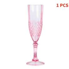 3/6/12 pezzi Bicchieri di plastica riutilizzabili per champagne, bicchieri di plastica per vino, bicchieri per succo adatti per matrimoni, addii al nubilato, eventi. Possono essere regalati a mamme, sorelle, amiche come regali per neosposi