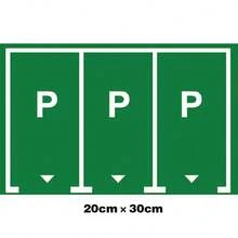 1卷自粘道路轨道交通胶带贴纸，铁路公路汽车弯道贴纸，交通胶带，学校用品，返校贴纸，剪贴簿用品，趣味贴纸，笔记本电脑贴纸，Kindle手机贴纸 - 彩色 - 查看 5