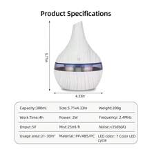 300ml USB Humidifier & Diffuser  Compact, Portable For Travel & Small Rooms