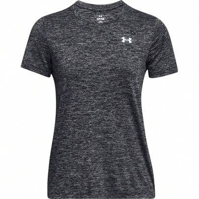 Under Armour UA Tech Short Sleeve Tee- Twist-Black