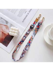 Cordão diagonal para celular, porta-crachá de identificação em tecido, suporte para câmera, porta-cartões, adequado para homens e mulheres