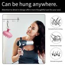 3 件套全新按摩洗发刷、染发梳、洗发瓶、发饰花夹、美发工具套装、返校、旅行度假必需品、女士发饰 - 彩色 - 查看 7