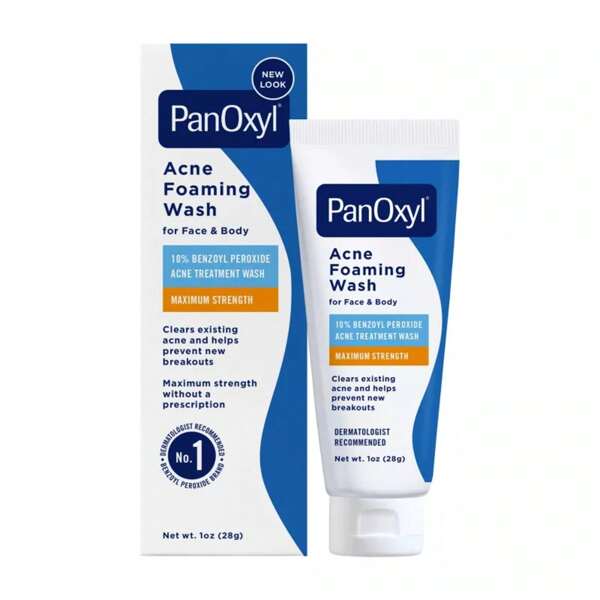 PanOxyl 10% Benzoyl Peroxide Acne Foaming Wash - 1oz