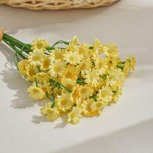 6pcs/12Pcs Yellow Artificial Daisy Flowers Small Daisy Bouquet, High-End Luxury Ins Style Chamomile & Daisy Artificial Flower Bouquet, Home And Photography Decoration For Dining Table And Living Room, Valentine Day, Gift Gifts Birthday Graduation For Wedding Arrangement, Vase Centerpiece, DIY Home Party For Home Room Decoration Aesthetics - Multicolor - View 13