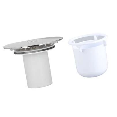 Shower Drain Cover Tray Waste Trap Plug Hole Cover Replacement Chromate Treatment Fast Flow Back To School