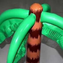 1pc PVC Inflatable Coconut Tree Summer Party Decoration Pool Float Prop Waterproof Tropical Scene Setup For Outdoor Events
