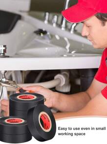 1 rolka 18 m mocna taśma elektryczna, taśma izolacyjna z PVC, wodoodporna taśma elektryczna, izolacja przewodów, mocna samoprzylepna, wysoka lepkość, odporność na zimno, odporność na wysoką temperaturę, wodoodporna i odporna na wilgoć, stosowana do taśmowania wiązek przewodów w samochodach, przez elektryków, majsterkowiczów i właścicieli domów - idealna do napraw i projektów elektrycznych