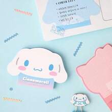 Sanrio 100pcs/Set Sanrio Kawaii Kitty Cat & Pompompurin Sticky Notes, Cute Memo Pads School Supplies, Back To School
