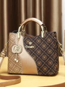 高端时尚母婴包欧美风女包老花 - 咖啡 - 查看 7