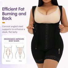 Two-Way Tummy Control Fajas Colombianas Shapewear Body Shaper Girdles Post Surgery Compression Garment-1132 [Comfort Shaping Sculpting Confidence-Boosting Belly-Control Bodysuit And Shapewear Womenswear Underwear ] Lady Sexy - Purple - View 4