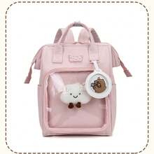 Original Japanese Style Mom Shoulder Bag Large Capacity Daily Two-Dimensional Canvas Backpack School Bag 2025 Spring New Model Unique Leisure Aesthetic Shoulder Bag Small Design Fashionable Simple Commuter Small Square Bag Cute Western Style 100% Shoulder Bag Original Bag Waterproof Environ-Mental Protection Valentine's Day Gift, Birthday Gift, Family, Wife, Lover, Mother's Day, Send