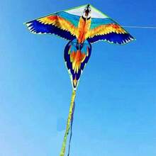 1pc Parrot Kite +100 Cm Linear Parrot Kite, Suitable For Beginners-Flying Easily In The Breeze, Colorful And Beautiful, Very Suitable For Adults, Ideal For Outdoor Family Activities, Enjoying Endless Fun In Parks, Beaches And Grasslands.