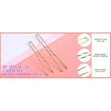 300pcs Hair Clip Set With Storage Box, U-Shape & Straight Hair Clips Styling Accessory Set Claw Clips Hair Claws Hair Barrettes, Bobby Pins, Hair Accessories, Head Accessories - Combination 300 Pieces - View 5