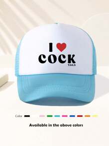 1 pezzo Cappellino da baseball con scritta divertente, unisex, regolabile, adatto per esterno, sole, primavera, autunno, viaggi, spiaggia, sport, stile Y2k, tipo "papà", in rete traspirante, regalo ideale per le vacanze