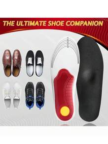 Semelles intérieures de chaussures de course unisexes, coussinées et amortissantes. Elles peuvent être découpées librement à la taille. Conviennent pour les chaussures de sport, de ville et autres chaussures.