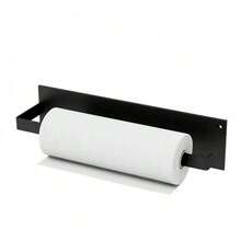 磁性冰箱悬挂式收纳架，适用于厨房纸巾、保鲜膜，无需钻孔壁挂式收纳架 - 彩色 - 查看 5