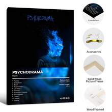 FajerminArt Optional Frame Dave's Psychodrama Album Cover Wall Arts Canvas Posters, Vintage Hip Hop Decor For Living Room, Bedroom, Office - Creative Wall Art Print, Perfect Gift Idea - Multicolor - View 13