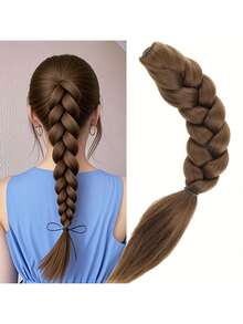 Synthetic 14Inch Grap Claw Clip On Braided Ponytail Hair Extensions Braids Pony Fake Hairpiece For Women All Hairstyles For Daily Use - Nhiều màu - Xem 10