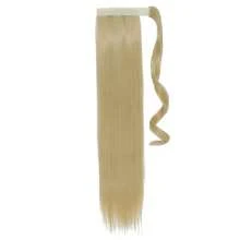 Straight Ponytail Extensions Synthetic Hair Wrap Around Ponytail Extension Heat-Resistant Wig For Women Synthetic Pony Tails Hairpieces Daily