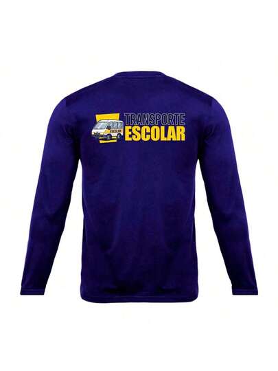 Camiseta Uniforme Transporte Escolar Dryfit - Manga Longa/Curta - Várias Cores