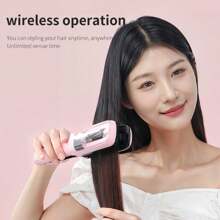 Straightening Comb To Make Hair Soft, Clean, And Neat, With Straight Hair Split And Shaved Hair Clipper, Hair Fork Trimmer, Charging Portable, Automatic Hair Trimming And Hairdressing Tool, Electric Hair Trimmer, Straightening Hair Straightening Rod 500mAh