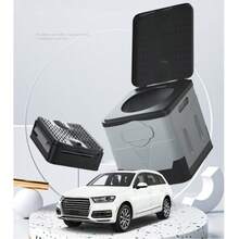 1pc Portable Foldable Car Camping Toilet Seat, Emergency Travel Potty Outdoor Mobile Commode - Multicolor - View 3
