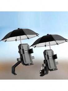 1 pieza Mini paraguas de colores - Decoración para bebidas y guarnición de frutas, perfecto para fiestas de verano al aire libre, bodas y cumpleaños, reutilizable y lavable, paraguas de sombra, juguete de mini motocicleta, decoración con arte de paraguas