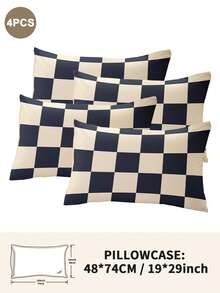 1pc/2pcs/4pcs Polyester Fashion Print Pillow Cover Set (Pillow Inner Not Included), Soft & Comfortable, Suitable For All Seasons - Multicolor - View 17