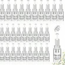 微针盒 12-42PINS 圆形纳米 3D、5D 纳米适用于 Dermapen 微针笔、电动微针 Derma 笔机械工具用于皮肤护理（螺旋式）、米诺地尔、Dermaroller、微针、美容、护肤产品、水疗、自我护理、护肤工具、面部护理、美容师用品、按摩、面部按摩工具、面部滚轮 - 無色 - 查看 2