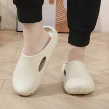 Women's Summer Slippers, Waterproof Garden Shoes For Outdoors, Non-Slip Beach Sandals, Comfortable Flat EVA Slippers For Home, New For 2025