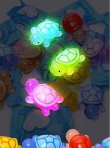 20PCS Night Light 3D Turtle Surprise Bag - Unique DIY Crafts And Party Gifts, Night Light Turtle Blind Box (Color, Style, Packaging Random)