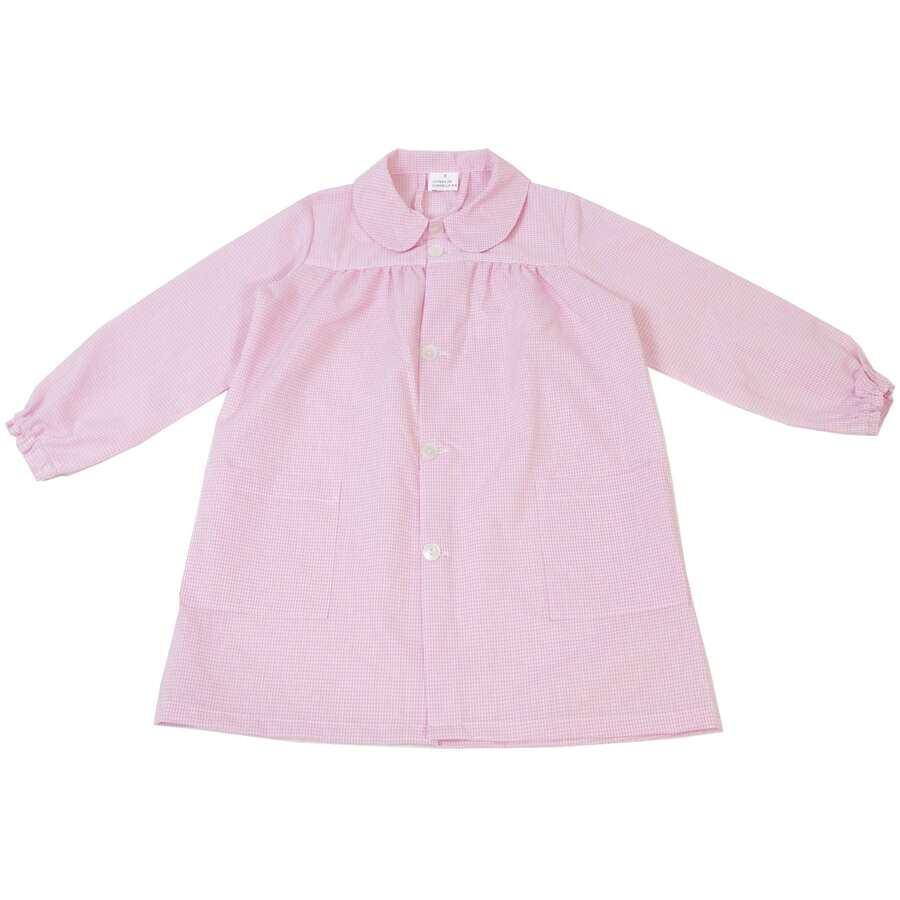 Diezx10 10xDIEZ Bata escolar con botones - Rosa - Talla 6