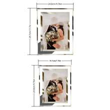 1pc Glass Display Picture Frame, Mirror Frame For Home Decor, 8 Inch Or 10 Inch, Can Be Placed Horizontally Or Vertically, Desktop Decoration For Office, Mother's Day Decor, Suitable For Room Decor, Frames, Holiday Decorations - Multicolor - View 3