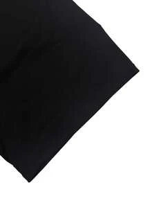 2 piezas Pantalones cortos casuales para hombres con bolsillos laterales, cintura elástica y cordón, diseño minimalista de unicolor, adecuados para actividades al aire libre, fitness, correr, artículo versátil de verano, gran regalo para el esposo o novio deportista - Negro - Ver 6