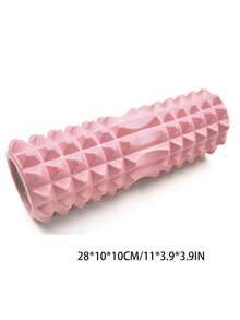 1个28厘米/11英寸高密度EVA泡沫轴，浮动点瑜伽按摩棒，用于肌肉放松，附带完整规格说明 - 彩色 - 查看 9