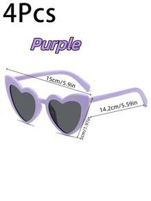 1-12件套新娘派对心形婚礼派对眼镜户外道具伴娘礼物婚礼用品派对用品生日拍照道具时尚眼镜沙滩眼镜宠物眼镜，眼镜礼品袋组合，结婚礼物。