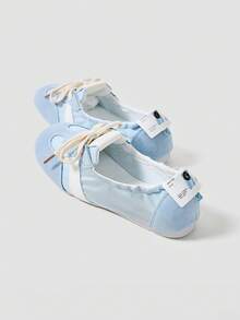 MASKERT Women's Ballet Style Casual Shoes, Women's Multifunctional Fashionable Casual Sports Shoes, Flat Bottomed Rubber Soft Soled Casual Shoes, Daily Matching Casual Shoes - 藍色 - 查看 3