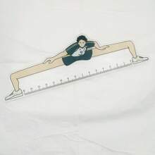 Sanrio 1pc Volleyball Juvenile Red Reed Beijing Governs Big Long Legs Sunward Xiangyang Ruler Animation Anime Solitary Claw Surrounding Sunward Xiangyang Big Long Legs Ruler New Volleyball Juvenile Big Long Legs Ruler Yuedao Firefly,Back To School