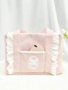 PETSIN Bolsa De Transporte Para Mascotas, Tela Multicolor, Elegante Y Adecuada Para Perros Y Gatos Pequeños Cuando Salen - Rosa - Ver 4