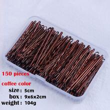 150pcs Mini Brown Hair Clips With Storage Box, Non-Slip Hair Clips Suitable For Women & Girls, Fit All Hair Styles Claw Clips Hair Claws Hair Barrettes, School Stuff, Hair Accessories, Head Accessories, Hair Accessories For Women, Hairpin - Multicolor - View 6