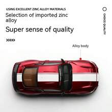 C C A 1 Stück 11,2 cm lang x 4,5 cm breit x 3,2 cm hoch Mustang GT Legierung Automodell Spielzeug, geeignet für Erwachsene Sammler Display und Geburtstagsgeschenk