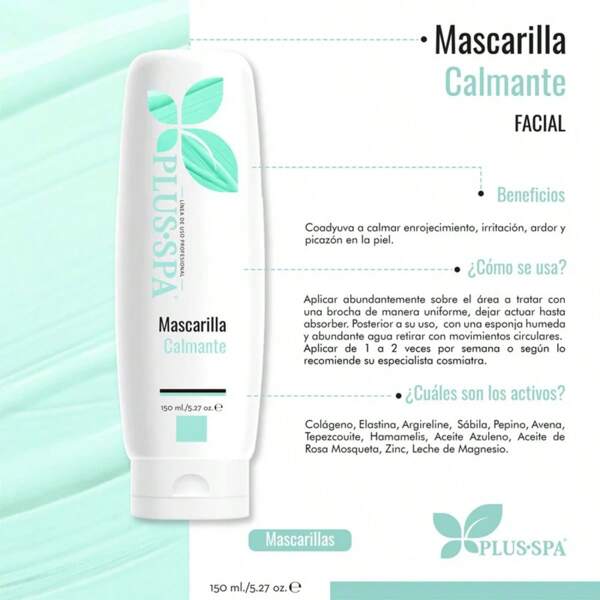 CLINICELL SPA PLUS•SPA | Mascarilla Calmante Facial - 150ml
