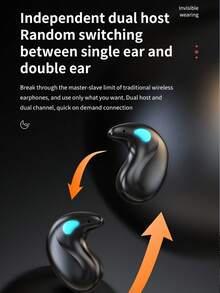New Senyang True Wireless In-Ear Comfortable Sleeping Headset Music Earbuds Video TWS HIFI Dolby Bass ACC Stereo HD Calling Earphones Adapted For Android Compatible With Iphone Cellphone Gaming Earpieces Couples Smart Headphones - Nhiều màu - Xem 4